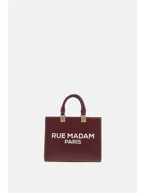 Borsa mini donna in ecopelle colore whine RUE MADAM PARIS | ICONIQUE MINI TOTEWINE